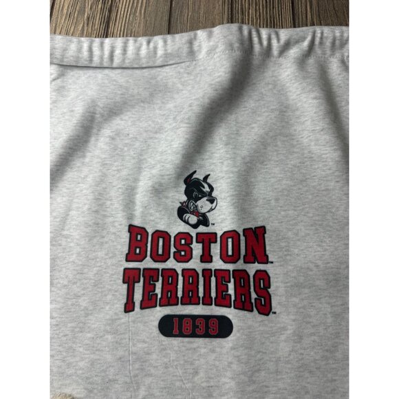 Boston University Boston Terriers Drawstring Backpack Sweatshirt Material By Spi - Picture 4 of 5